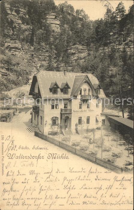 Saechsische Schweiz Waltersdorfer Muehle