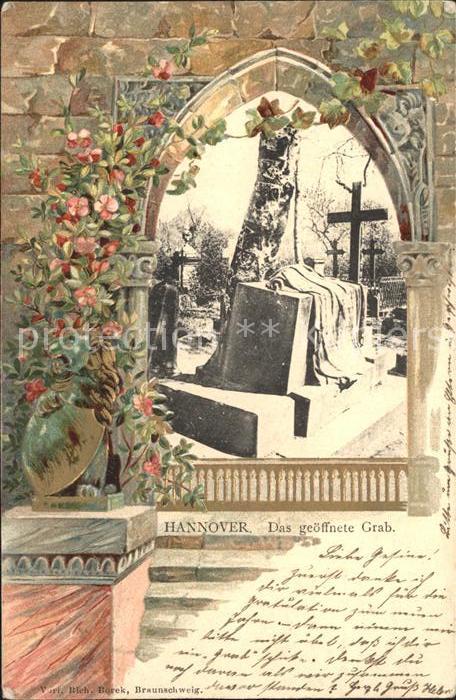 HANNOVER  CITY Das geoeffnete Grab