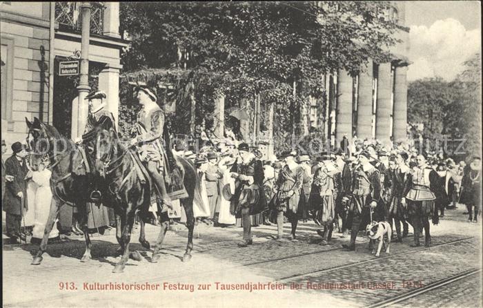 Cassel Kassel Festzug zur Tausendjahrfeier 1913