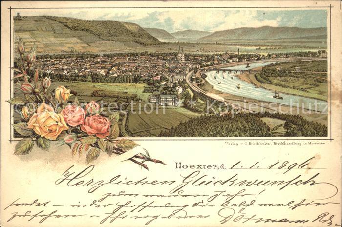 Hoexter Weser Panorama