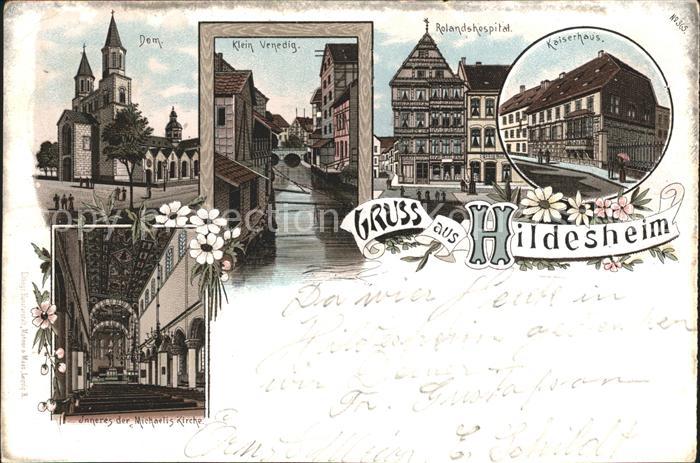 HILDESHEIM  CITY Dom Klein Venedig Rolandshospital Kaiserhaus Michaeliskirche In