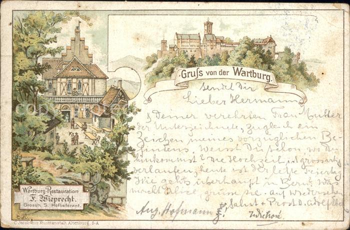 Eisenach Thueringen Wartburg