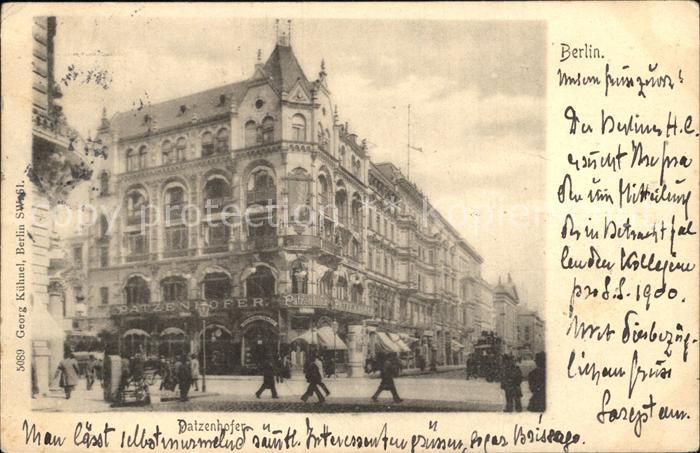 BERLIN  CITY Patzenhofer