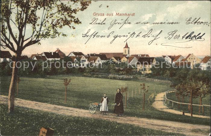 Mainhardt Ortsansicht Mutter mit Kind