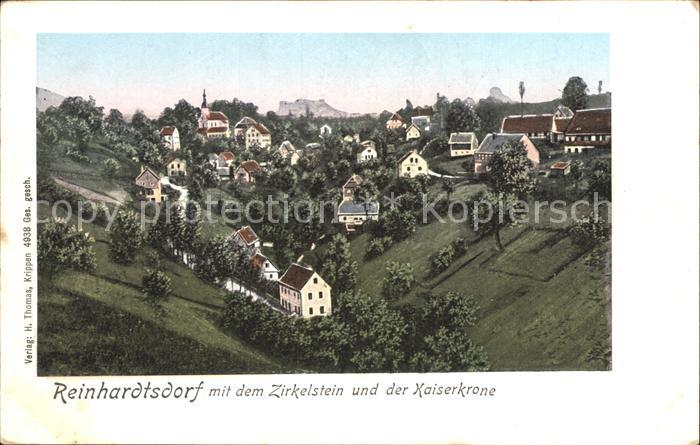 Reinhardtsdorf-Schoena mit Zirkelstein und Kaiserkrone