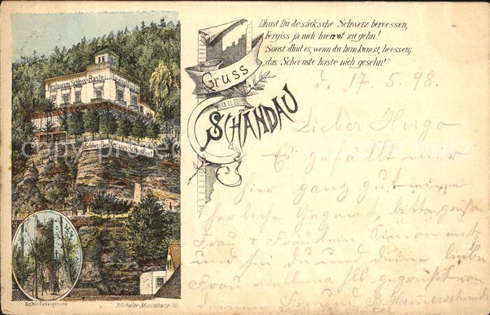 Schandau Bad Restaurant Schloss Bastei Schlossbergthurm