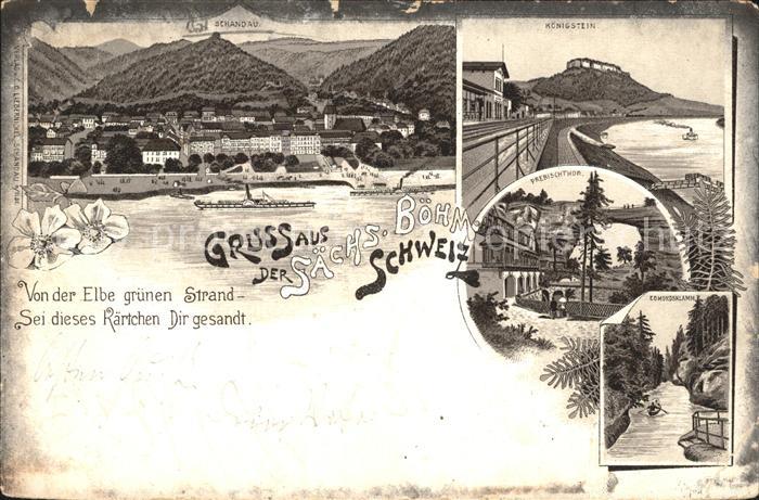 Schandau Bad Koenigstein Prebischthor Edmundsklamm