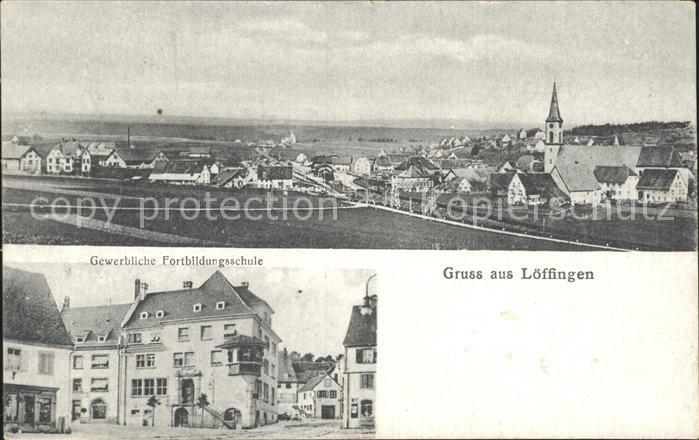 Loeffingen Panorama Gewerbl Fortbildungsschule