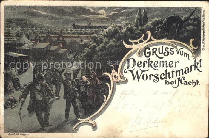 Bad Duerkheim Derkemer Worschtmarkt bei Nacht