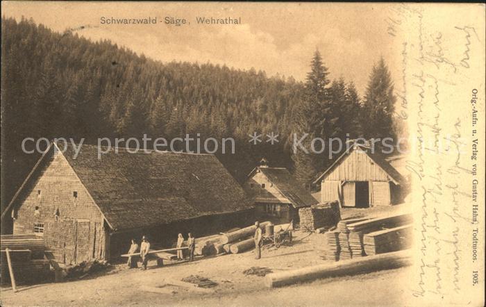 Todtmoos Schwarzwald BW Schwarzwaldsaege