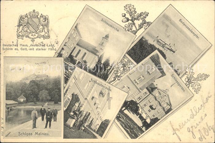 Konstanz Bodensee Schloss Mainau Schlosskirche Schossgarten Bodenseedampfer