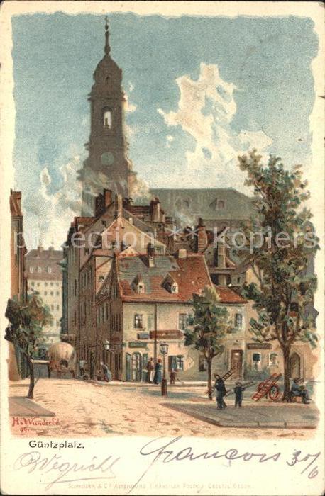 DRESDEN Elbe Guentzplatz