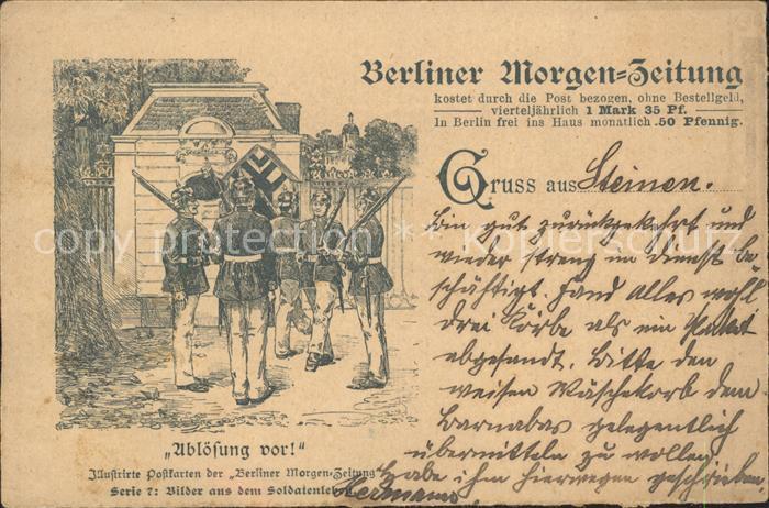 Steinen Wiesental Wachabloesung Berliner Morgen Zeitung