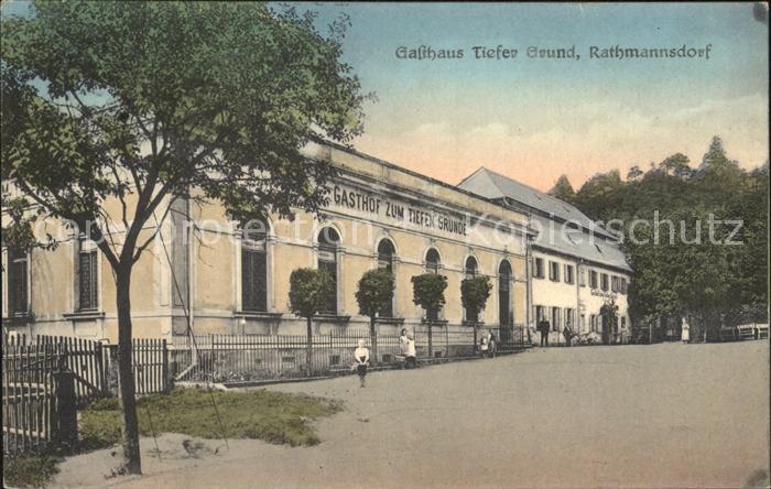 Rathmannsdorf Pirna Gasthaus Tiefer Grund