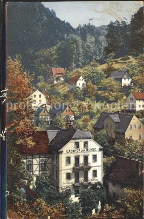 Schandau Bad Gasthof zur Muehle