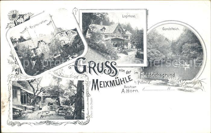 Meixmuehle Restauration Logirhaus Gondelteich Friedrichsgrund Deutsche Reichspos