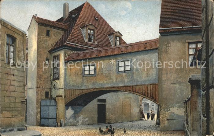 Alt Dresden Alter Torbogen an der Fischhofgasse