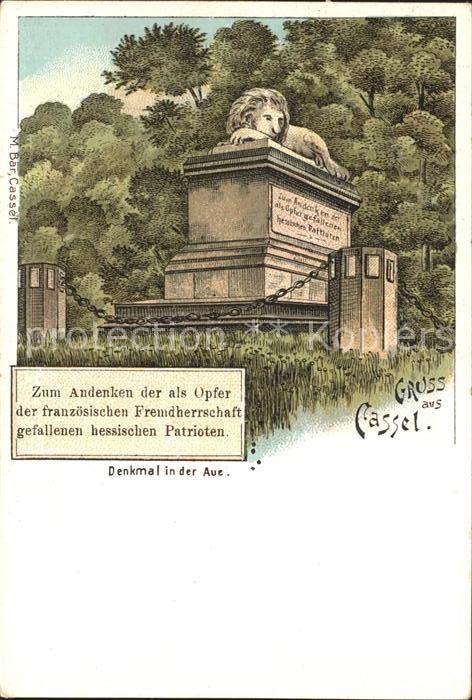 Cassel Kassel Denkmal in der Aue