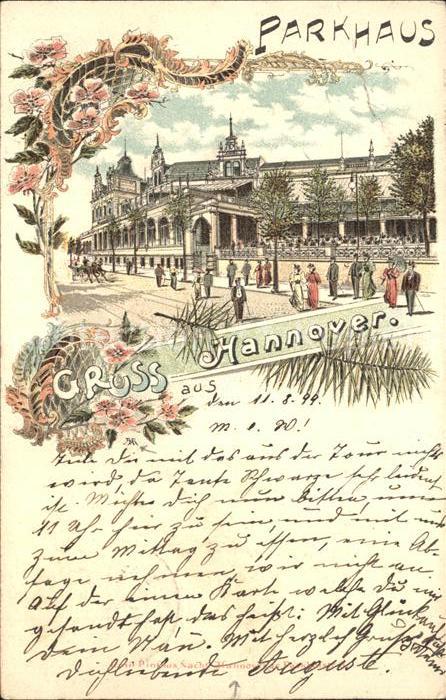 HANNOVER  CITY Restaurant Parkhaus Litho Reichspost