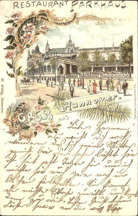 HANNOVER  CITY Restaurant Parkhaus Litho Reichspost