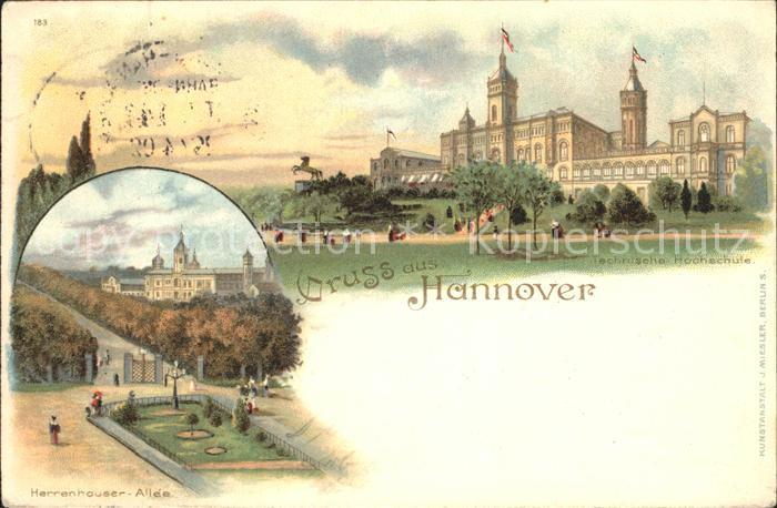 HANNOVER  CITY Technische Hochschule Herrenhaeuser Allee