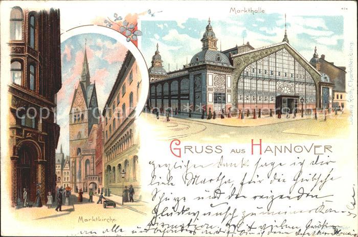 HANNOVER  CITY Marktkirche Markthalle