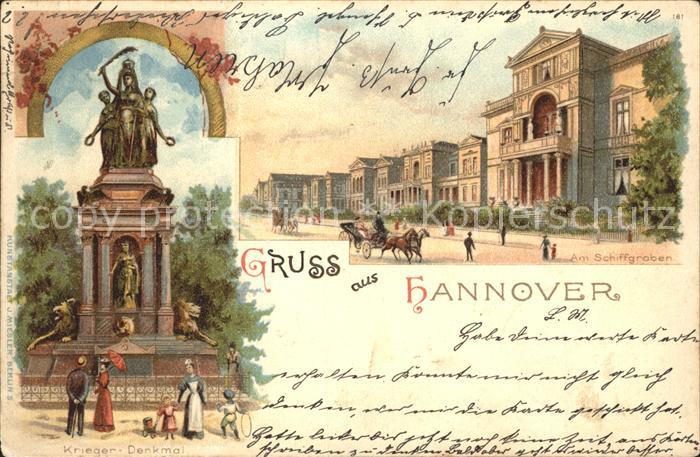 HANNOVER  CITY Kriegerdenkmal Am Schiffgraben