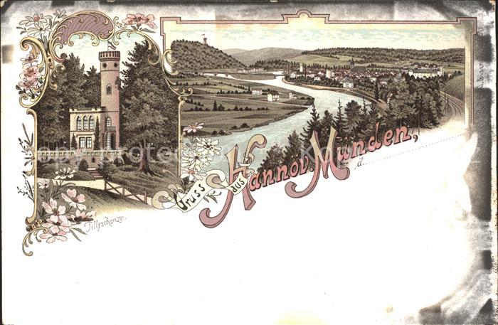 Hann. Muenden Panorama Tillyschanze Reichspost