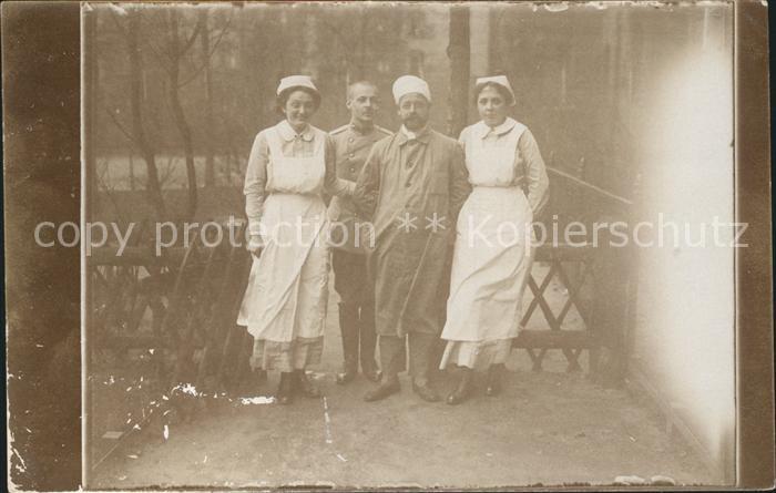 HANNOVER  CITY Lazarett Schwestern Arzt Soldat