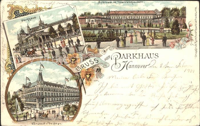 HANNOVER  CITY Restaurant Parkhaus Schloss Herrenhausen Grand Hotel Reichspost