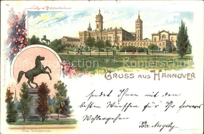 HANNOVER  CITY Sachsenross Polytechnikum Bahnpost