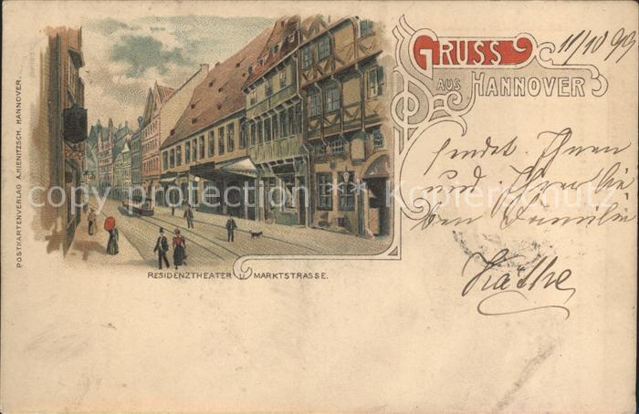 HANNOVER  CITY Residenztheater Marktstrasse