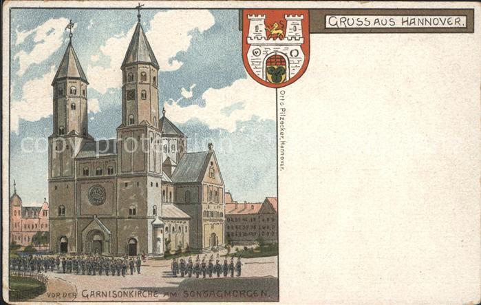 HANNOVER  CITY Garnisonkirche am Sonntagmorgen Reichspost