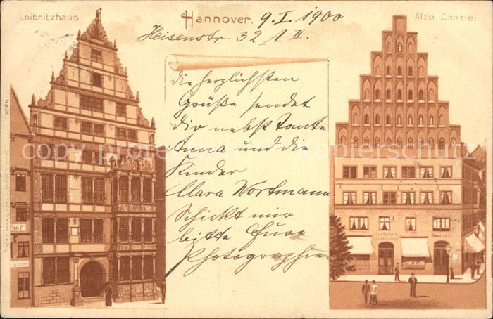HANNOVER  CITY Leibnizhaus Alte Kanzlei Giebel