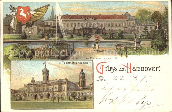 HANNOVER  CITY Schloss Herrenhausen Technische Hochschule
