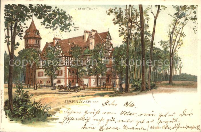 HANNOVER  CITY Lister Turm Reichspost
