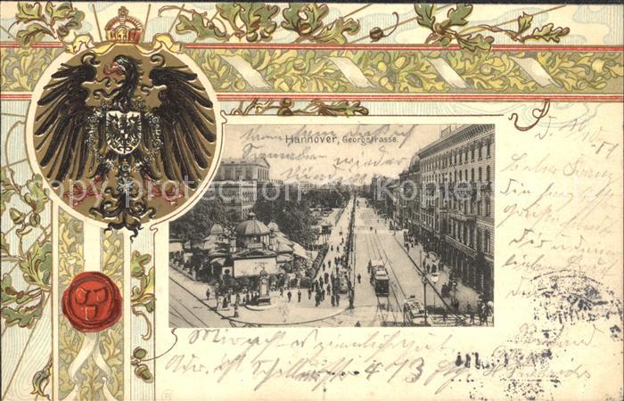 HANNOVER  CITY Georgstrasse Wappen Siegel