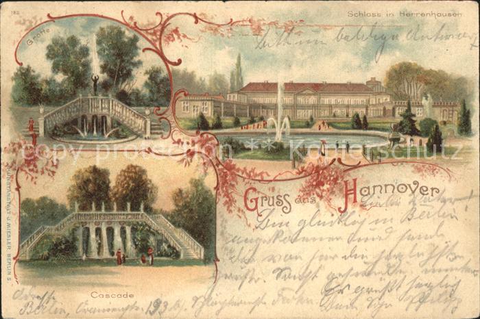 Herrenhausen Hannover Schloss Fontaene Grotte Cascade
