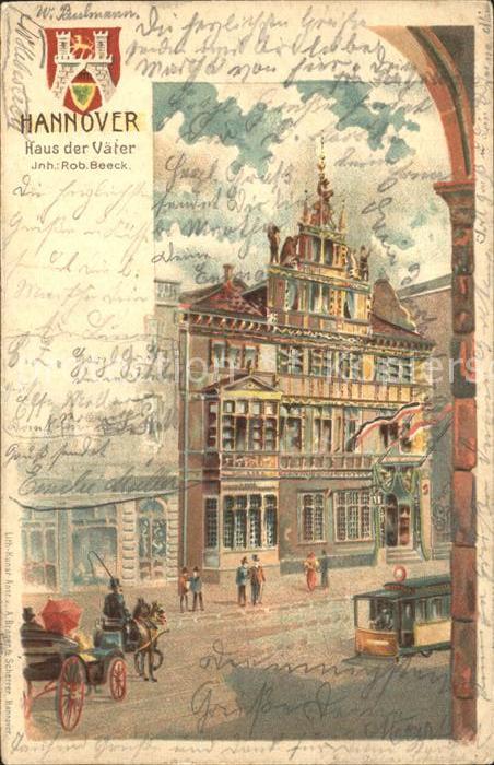 HANNOVER  CITY Haus der Vaeter Kuenstlerkarte