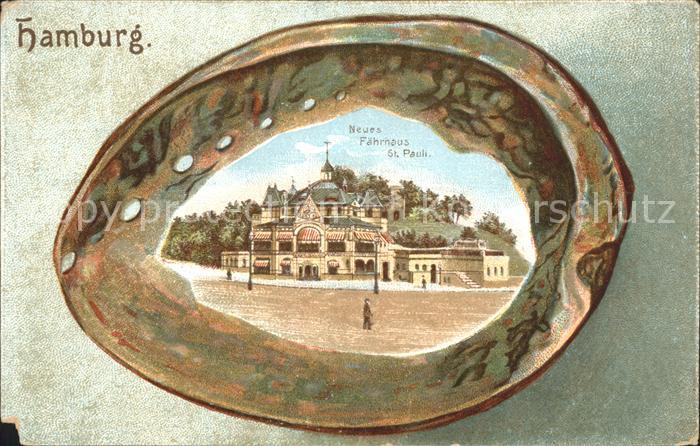 HAMBURG  CITY Neues Faehrhaus St Pauli Muschel
