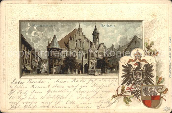 HILDESHEIM  CITY Rathaus Wappen