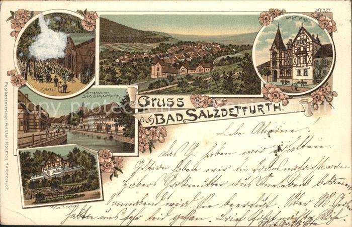 Bad Salzdetfurth Gesamtansicht Kursaal Villa Thiele Logirhaus