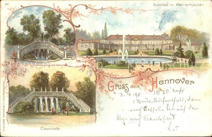 Herrenhausen Hannover Schloss Grotte Cascade Reichspost
