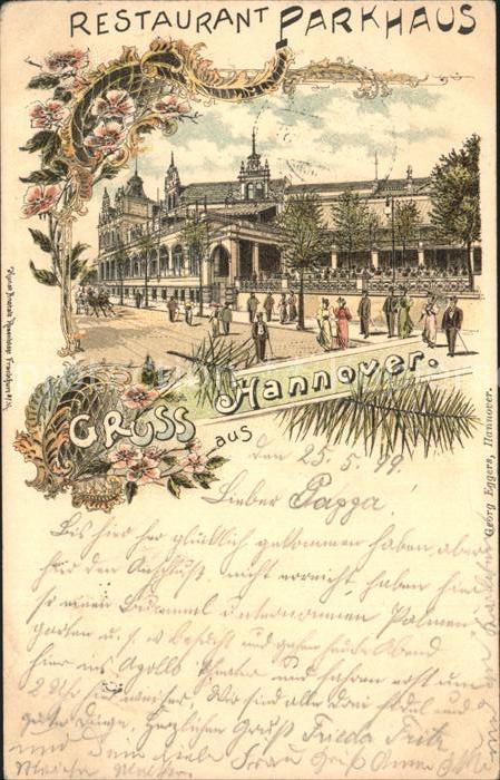 HANNOVER  CITY Restaurant Parkhaus Litho Reichspost
