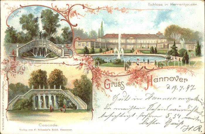 Herrenhausen Hannover Schloss Grotte Cascade Reichspost