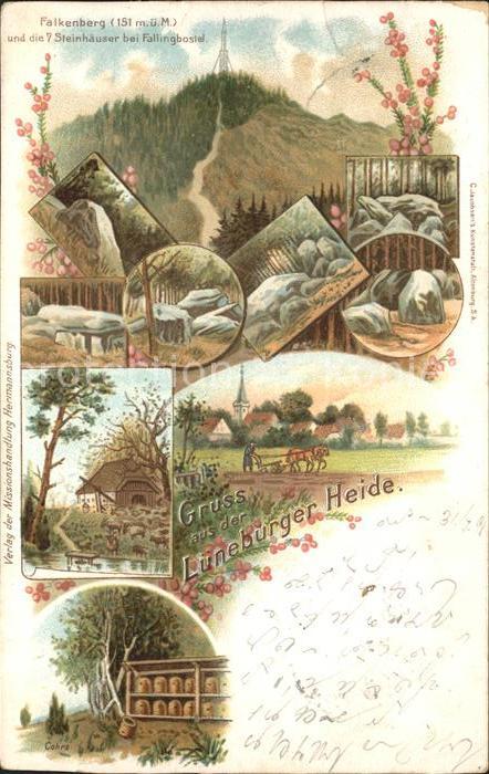 Fallingbostel Falkenberg und die 7 Steinhaeuser Landwirtschaft Lueneburger Heide