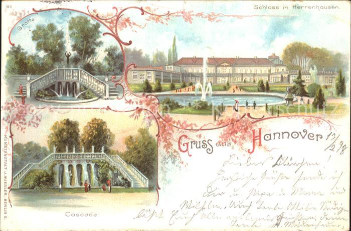 Herrenhausen Hannover Schloss Grotte Cascade Reichspost