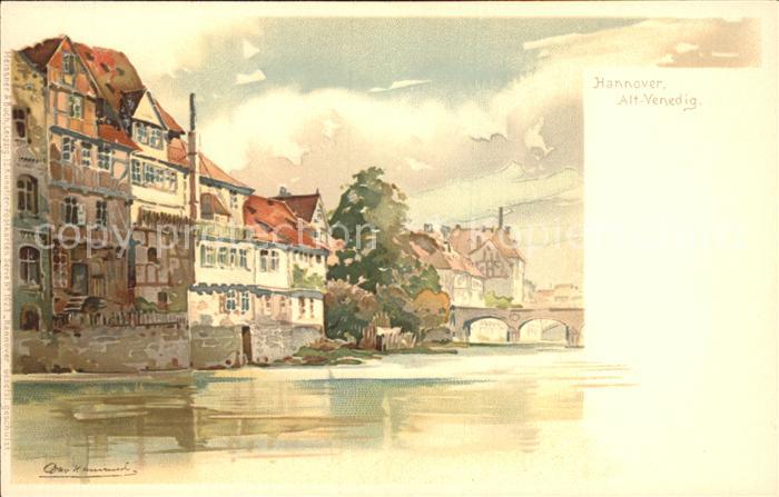 HANNOVER  CITY Alt Venedig Kuenstlerkarte