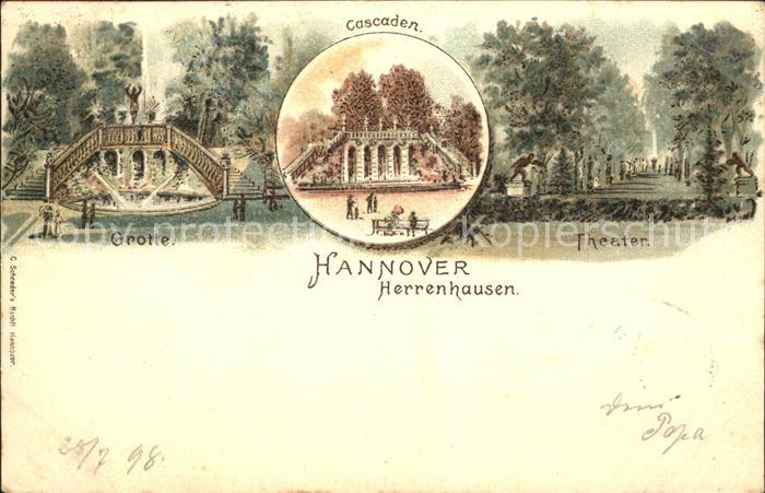 Herrenhausen Hannover Grotte Cascaden Theater Reichspost