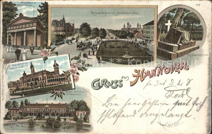 HANNOVER  CITY Mausoleum Koenigswortherplatz Herrenhaeuser Allee Grab Welfenschl